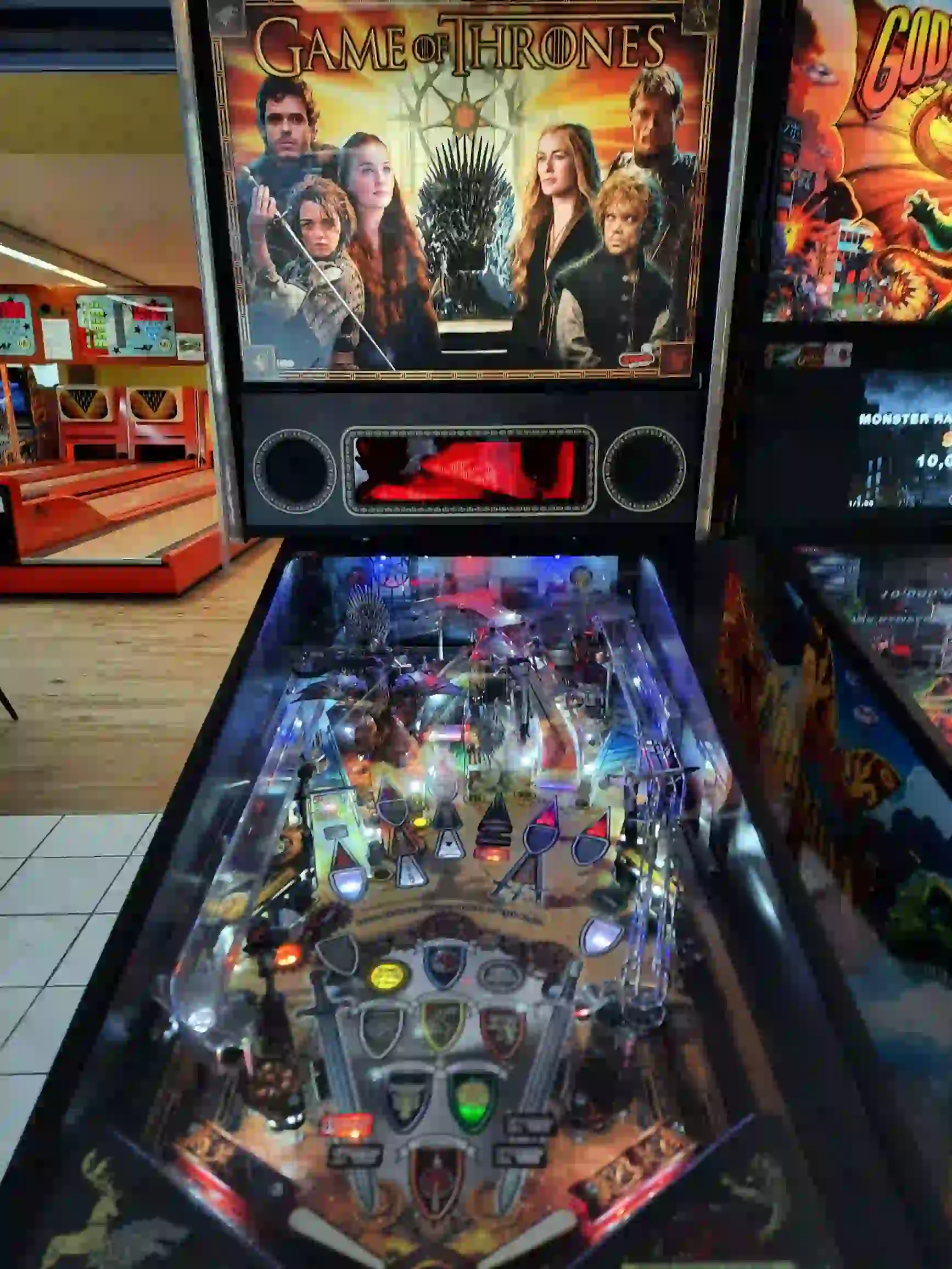 Photo du jeu de flipper