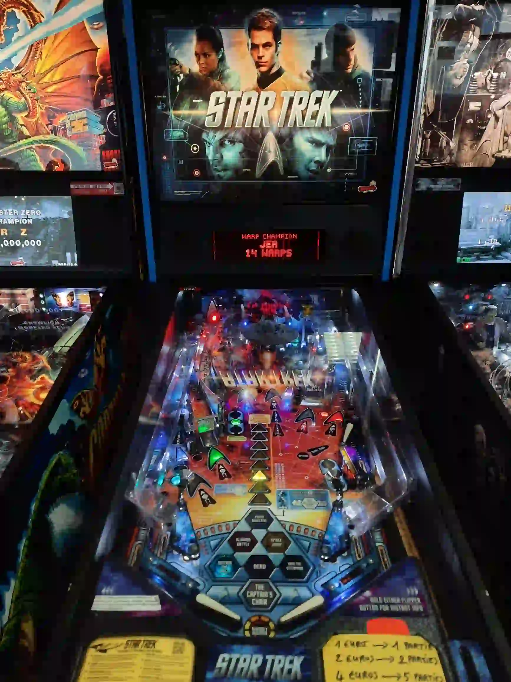 Photo du jeu de flipper