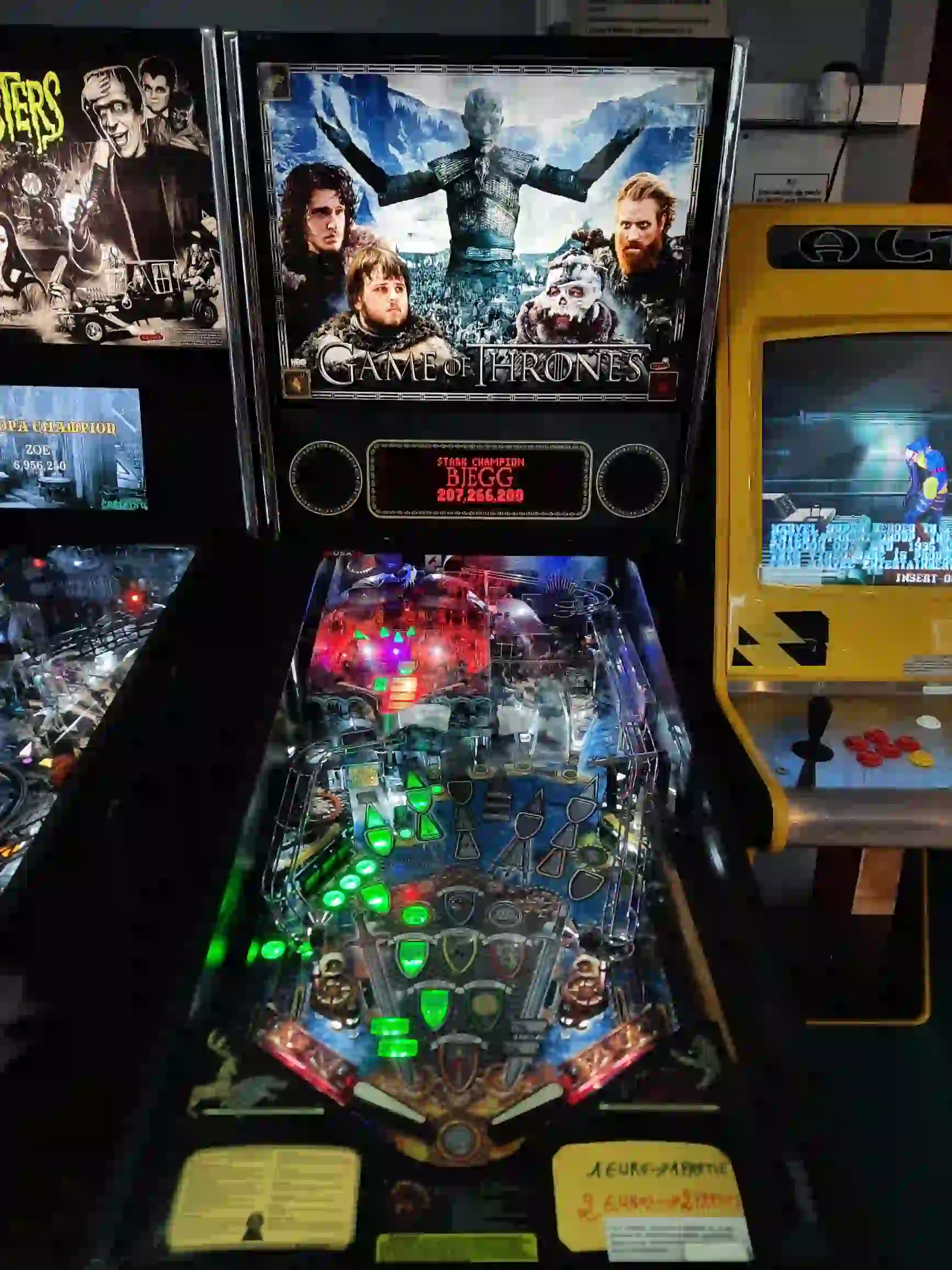 Photo du jeu de flipper